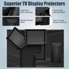 HUFUOUT Outdoor TV Cover 40-43 Inch, TV Display Protector, Waterproof