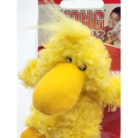 Kong Dr Noyz (6) Plush Squeaky Duck XS Puppy Dog Fetch Toy With Extra Squeakers