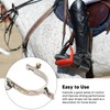1 Pair Horse Spurs Stainless Steel Western Cowboys Spurs Men