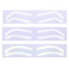 Augenbrauen-Aufkleber-Schablonen, selbstklebendes Augenbrauenform-Schablonen-Set, 3 Stile, Augenbrauen-Klebeband, Make-up-Hilfsmittel für Frauen, 24