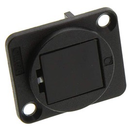 FEEDTHRU Blanking Plate, Black Plastic | Accessories Other Connector CONNECTORS, 1 X Qty - CP30241