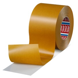 tesa 4970 Double-Sided PVC Film Tape, White, 3 in x 60 yd, 1 Roll