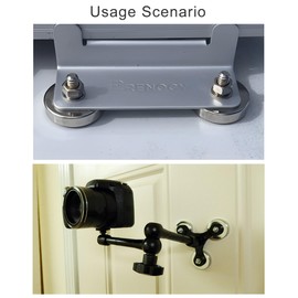 XSQD 8 PCS M6 External Thread Magnets Long Screw, Neodymium Iron Boron Rare Earth Strong Magnetic Suction Cup, Fixture Holding Fixing Magnetic Seat, Suitable for Fixing Camera LED Light Bracket Base