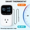KABASI Digital Temperature Controller, Heavy Duty 15A/ 1800W Thermostat Outlet