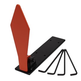 Champion Range and Target Traps and Targets Metal Pop-Up Target (Diamond Shape) , Orange, 7 1/2" x 2 3/4"