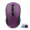 TECKNET Bluetooth Mouse, 2.4G Wireless Mouse (BT 5.0/3.0 + USB
