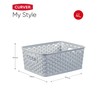 Curver My Style Small Rectangular Storage Basket 4L - Blue