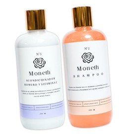 Shampoo + Acondicionador Romero y Vitamina E 500ml c/u | Crecimiento Acelerado, Hidratación Profunda, Cabello Fuerte, Sedoso y Brillante | Nutrición Capilar con Extractos Naturales