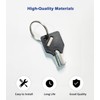 KLIVYA Elevator Key, FEO-K1 Fire Service Key Recall Reset Keys,Copper,Black/Silver,Pack