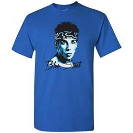 Zoolander - Blue Steel - T-Shirt (US, Alpha, XX-Large, Regular, Regular, Royal)