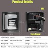 KIYDAOT LED Dynamic Switchback Side Mirror Turn Signal & Running
