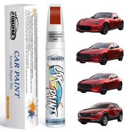 FIXEZPRO 46V Soul Red Crystal Metallic Tricoat Touch Up Paint for Mazda, Exact Color Match Car Paint Scratch Repair Remover Pen Kit Quick & Easy Fix Vehicle Chips and Automotive Nicks Scuff