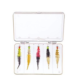 Balzer Trout Collector Ready to Fish Set Mix 1-5 Mounted Rubber Jigs for Trout Fishing, Trout Baits for Spin Fishing, Soft Baits for Trout, Trout Jigs