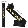 KICOSY Ph.inisheD Sash Funny Phd Graduation Gifts Black and Gold