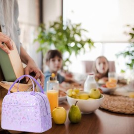 Jumpopack Kids Lunch Bags for Girls Packed Lunch Box Insulated Lunch Bag Kids Foldable Lunch Bag for Travel Picnic School