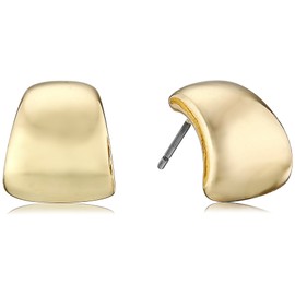 Anne Klein Gold Tone Post Button Earrings