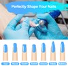 URAQT Ceramic Nail Drill Bits Sets, 10 pcs Electric Nail