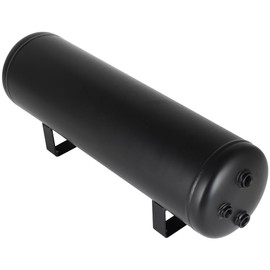 Scitoo 3 Gallon & 6 Port Air Reservoir 12V Horn Air Tank, Air Horn Compressor for Bus ATV Motorcycle Van Truck