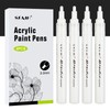 SFAIH White Paint Markers Pens - 4 Pack 2-3MM Medium