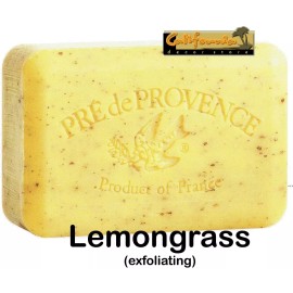 Pre de Provence LEMONGRASS 150 Gram French Soap Bath Shower Bar Shea Butter