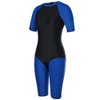 Scuba One piece Diving Snorkeling Wet Suit Short Sleeve Fast