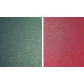 20 x A4 Christmas Paper 120gsm Pearlescent Shimmer Red and Green 10 Sheets of Each Double Sided