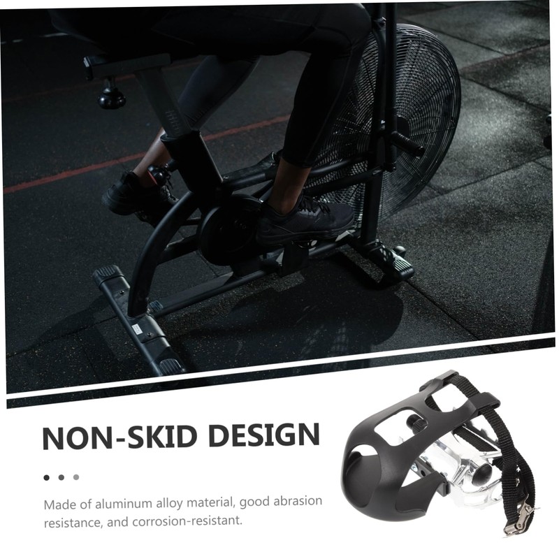 Outanaya 1Pair Rotating Pedals for Exercise Bikes Easy Installation Straps