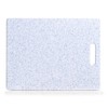 Zeller cutting board, plastic, Plastic, Light grey, ca. 36,5 x