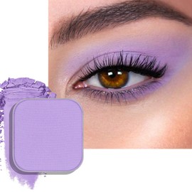 Fillwie Matte Eyeshadow Single Pan Soft Pastel Purple, Blendable Natural Matte Finish, Highly Pigmented, Magnetic Refill for Custom Palette (Luxe Lavander)