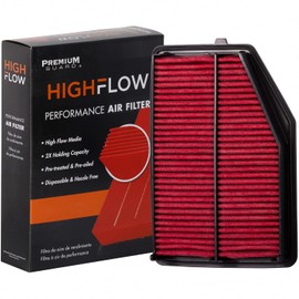 HIGHFLOW PA99051X, High Performance, Pre-Oiled Disposable Engine Air Filter | Fits 2016-15 Honda CR-V