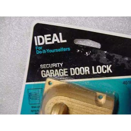 IDEAL New NOS IDEAL 451023 Security Garage Door Lock With 2 Keys