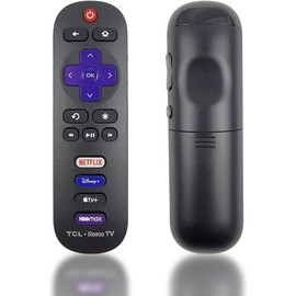generic OEM Part - Remote Control Compatible with TCL Roku TV Model 58S455, black