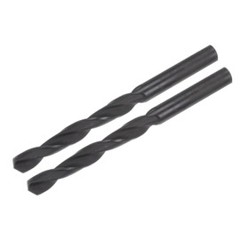 QUARKZMAN 2pcs 10.9mm Diameter Split Point Tip 141mm Long High Speed Steel Twist Drill Bit