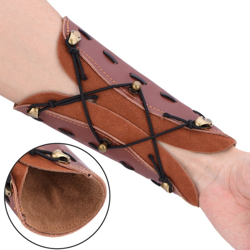 Protective Arm Guard, Bow Arrow Arm Guard Leather Bracer Safe