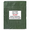 Waterproof tarpaulin/builders tarps cover up tarp/ground sheet 1.5m x2m in
