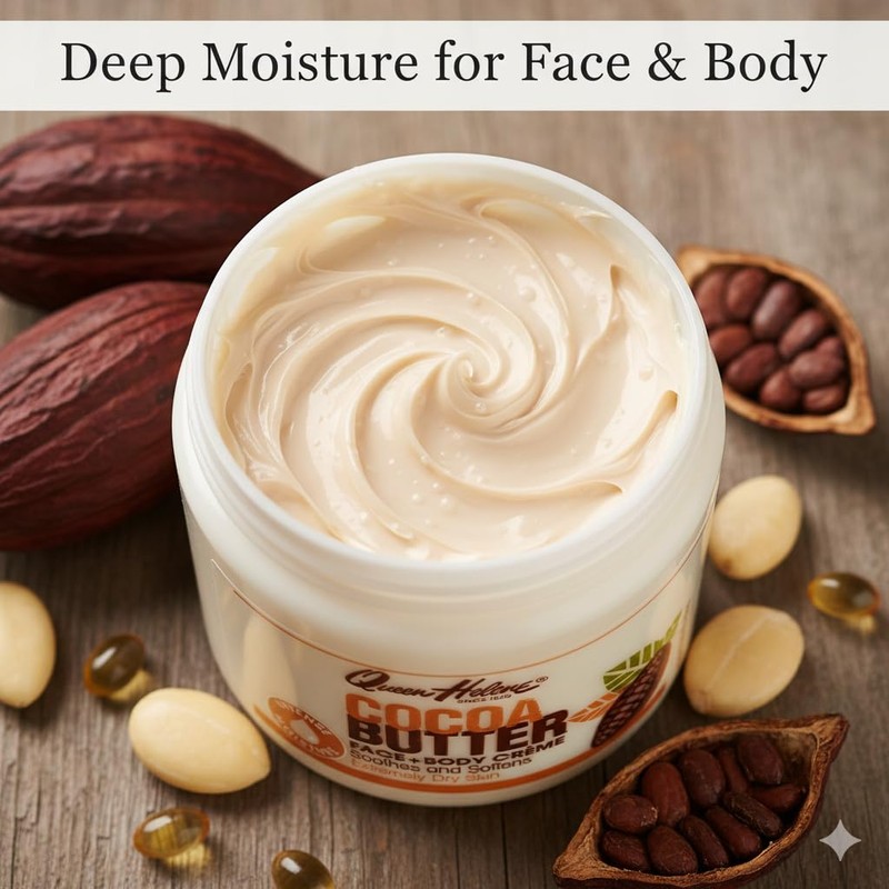 Queen Helene Cocoa Butter Face & Body Cream – Extra