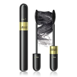 Tubing Mascara Waterproof & Long-Lasting - Mascara Liquid Lash Extensions, Smudge-Proof, No Clumping, Easy to Apply, Hypoallergenic, Vegan & Cruelty (Pack of 1)