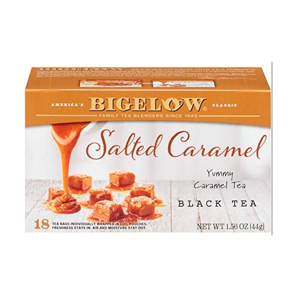 Bigelow Salted Caramel Black Tea 1.56 oz. 18 bags (pack of 3)