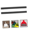 ULTECHNOVO 2 pcs Replacement Dustpan Edge Strips Plastic Dustpan Accessories