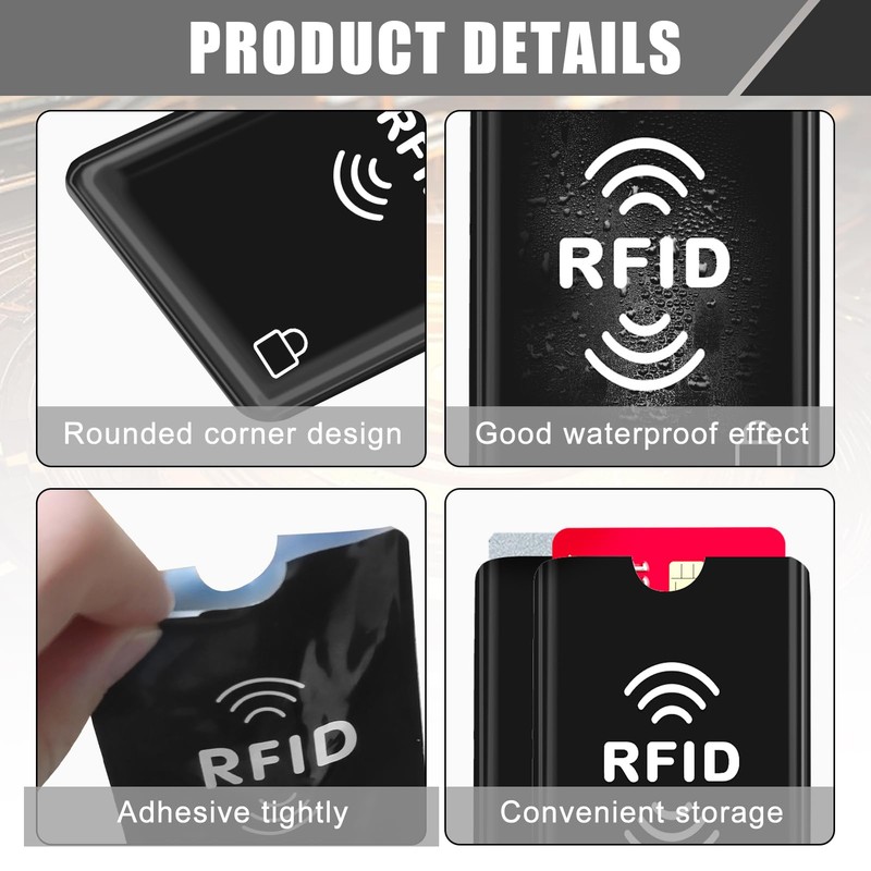 Smomend RFID Blocker Card Case, TÜV-Tested RFID Blocker Protective Case,