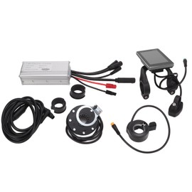 Bicycle Lithium Battery Conversion Kit 22A Controller GD06 Display 1 to 2 Connecting Line Kit for 500W Gear Motor