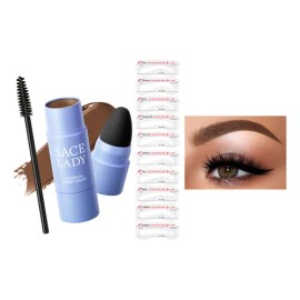 Sace Lady Sello De Cejas Brows Impermeable Duración Kit 02 Café Oscuro