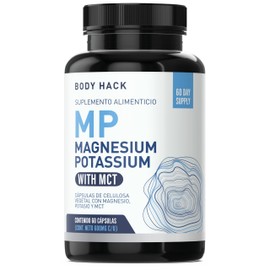 Citrato de Magnesio + Citrato de Potasio| Cápsulas sin rellenos | Vegano | Citrate Magnesium + Potassium Citrate-60 cápsulas
