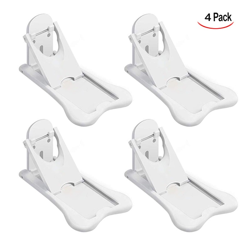 iwobi 4 Pcs Baby Sliding Door Locks Keyless Child Safety