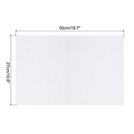 MECCANIXITY DIY Ripple Water Effect Sheet 19.7 x 10.6 Inch Still Water Texture Sticker for Lake Scene Dolls House Decor Pack of 1,Transparent