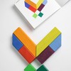 Igroteco, Tangram puzzles, puzzle with 7 building blocks and 10