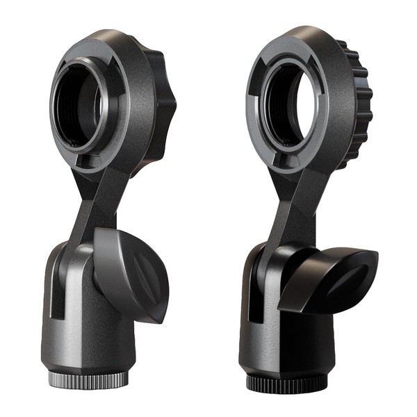 ThtRht 2 Pack Condenser Microphone Clip Shock Mount with 22mm