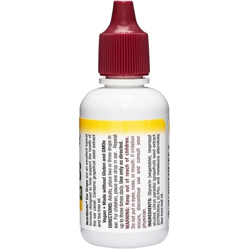 Nutribiotic – Ear Drops, 1 Fl Oz | Gentle &