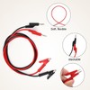 Gosknor 2pcs Small Multimeter Banana Plug to Crocodile Alligator Clip