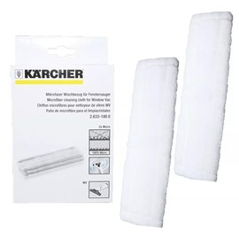 Masterpart Window Vac Pads Microfibre Cloths Pack Of 2 To Fit Karcher WV2, WV50, WV60, WV70 Window Vacuums 2.633-100.0